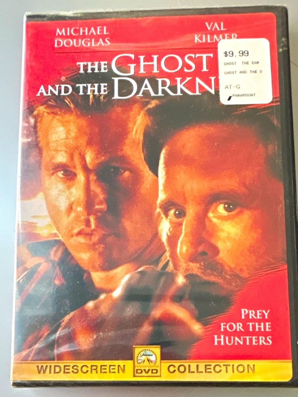 The Ghost and the Darkness DVD Widescreen Michael Douglas Val Kilmer Paramount